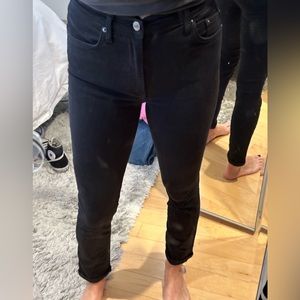 Reformation black skinny jeans